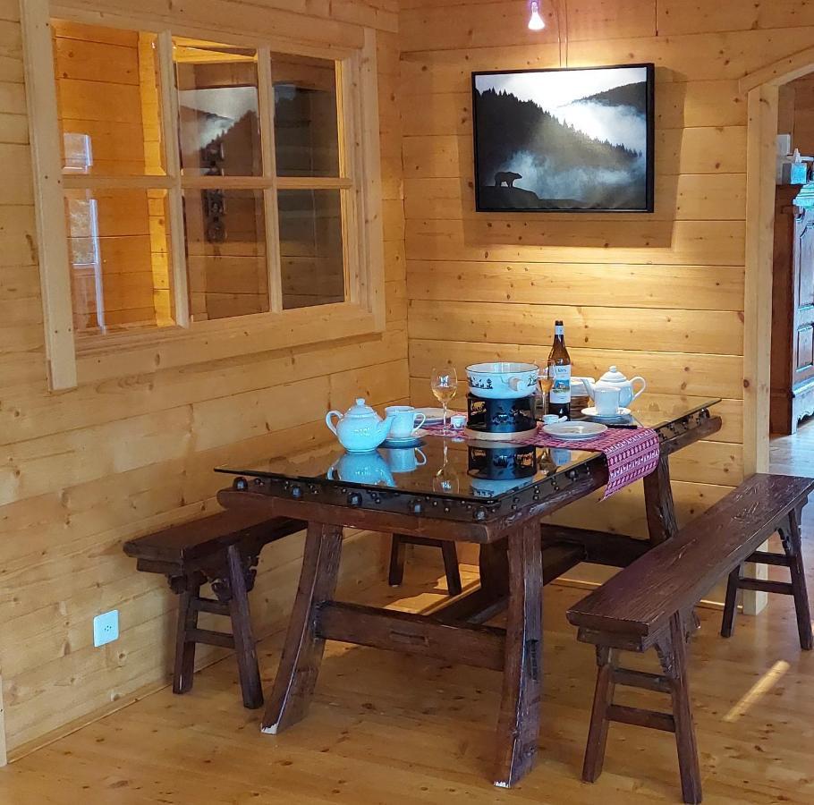 Chambre D'Hotes L'Ours Bleu Les Diablerets Eksteriør bilde