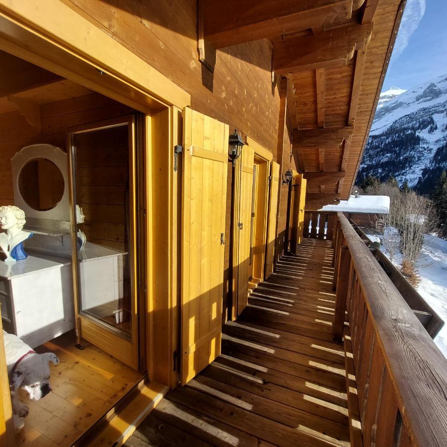 Chambre D'Hotes L'Ours Bleu Les Diablerets Eksteriør bilde