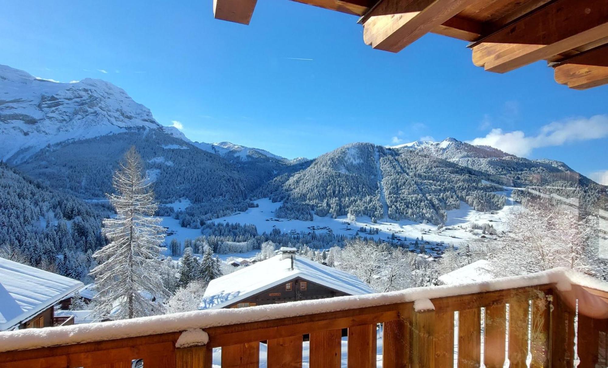 Chambre D'Hotes L'Ours Bleu Les Diablerets Eksteriør bilde